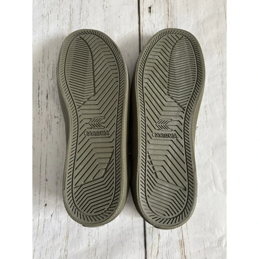 Cariuma X Deus Ex Machina OCA LOW Green Suede sneaker sz W7/M 5.5 BRAZIL Skater - Picture 6 of 6